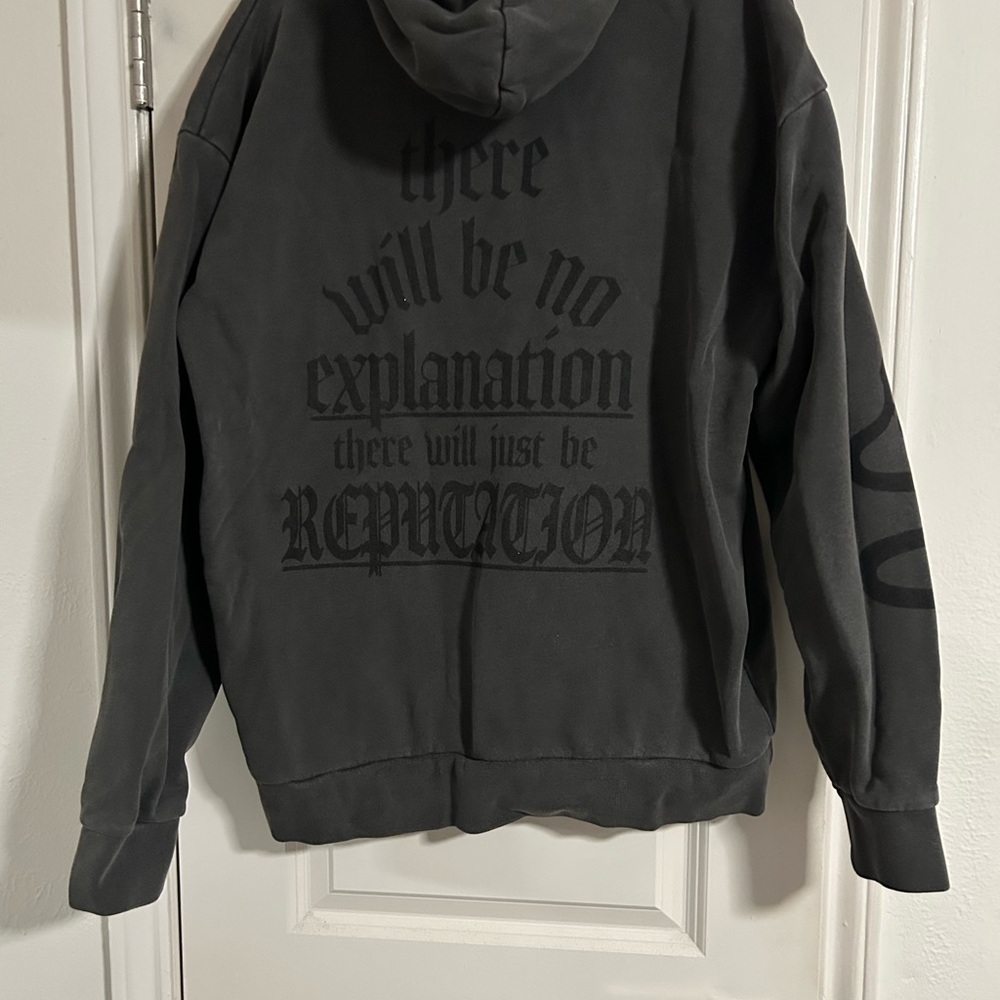 Taylor Swift Dark Gray Reputation Hoodie - Picture 4 of 6
